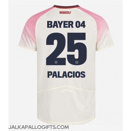 Bayer Leverkusen Exequiel Palacios #25 Vieraspaita 2025-26 Lyhythihainen